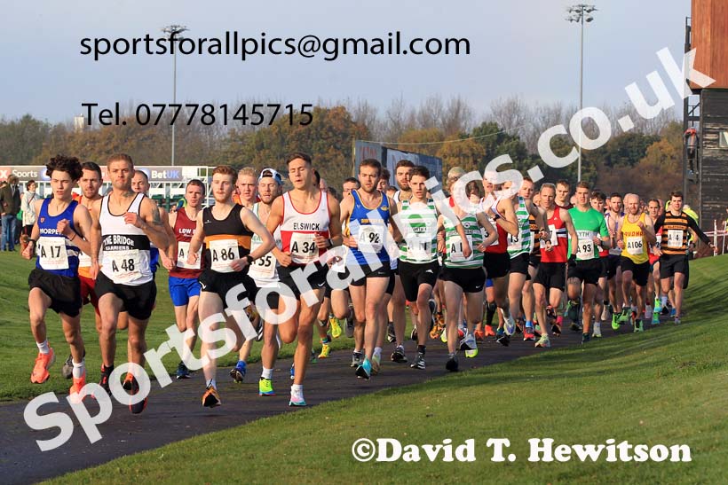 2022 Norman Woodcock Memorial Road Relays (organised by Elswick Harriers), Gosforth Park Racecourse, Newcastle.  Photo: David T. Hewitson/Sports for All Pics